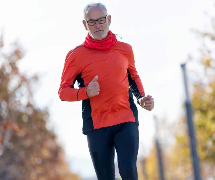 senior citizen exercises fitness