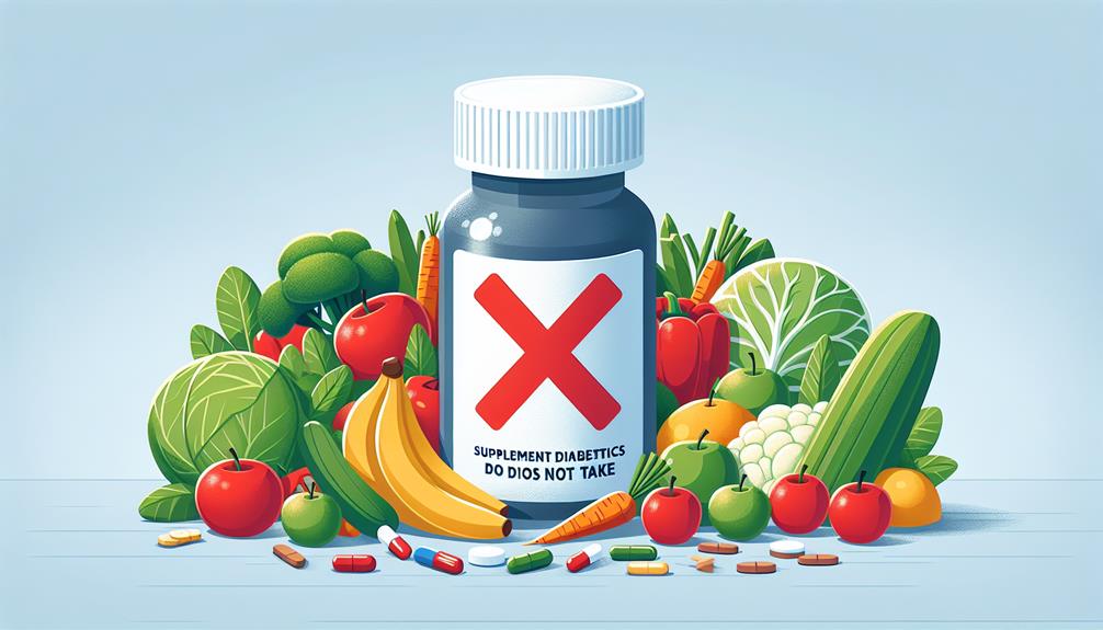 supplements diabetics should not take